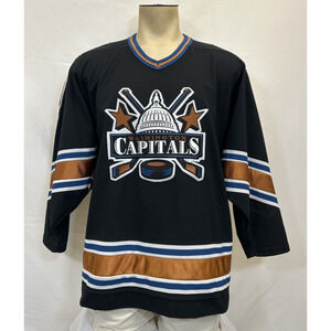 Koho Washington Capitals NHL Autographed Hockey Jersey Adult Medium #20 LANG FS